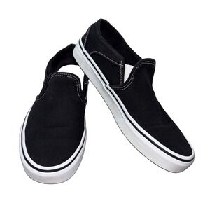 Vans Authentic Classic Women's Size 8.5 Slip On Shoes Black